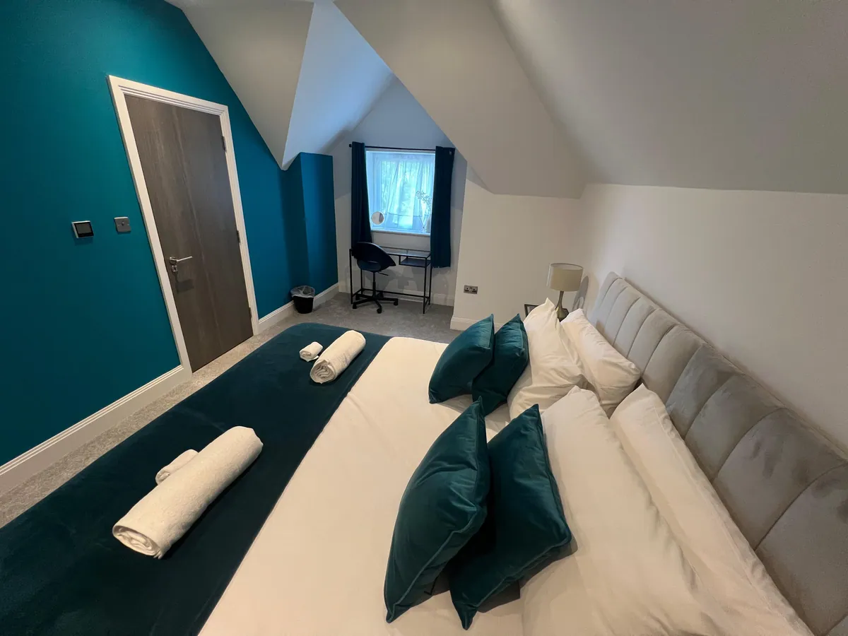 Immaculate attic bedroom prepared by Bethel Property Care in London